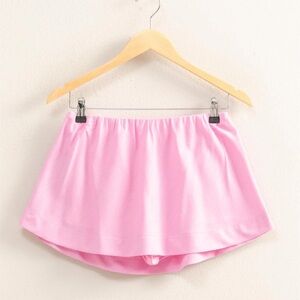 Never Look Back Linen Skort